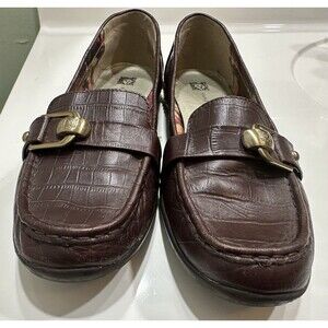 Anne Klein iflex Womens Leather  Shoes Loafers size 9.5M